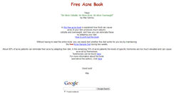 Desktop Screenshot of freeacnebook.com